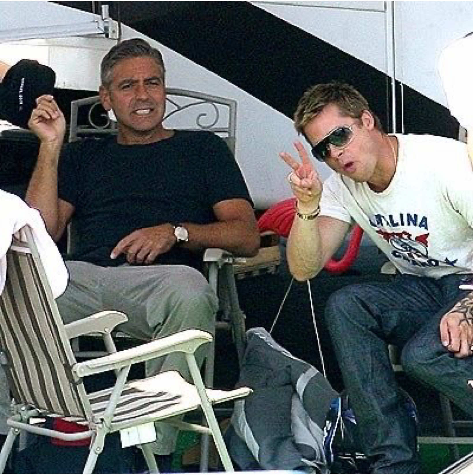 mis padres 🫶🏻 || #bradpitt #georgeclooney #hollywood #cinema #bff #pittclooney #duo #actors #2000s #2024 #film #fyp #foryoupage #cinematic #oceans #edit #kissmemore #dojacat 