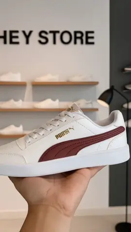 PUMA Shuffle Trainers White intense red gold#foryou #unisex #puma #sneakers #fyp #promoguncang88 #88 