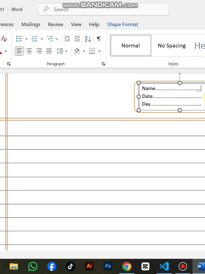 How to make like this pages in MS Word 😁#support_me #cs #viralaccount #foryoupage❤️❤️ #graphicdesign #msoffice #msword 