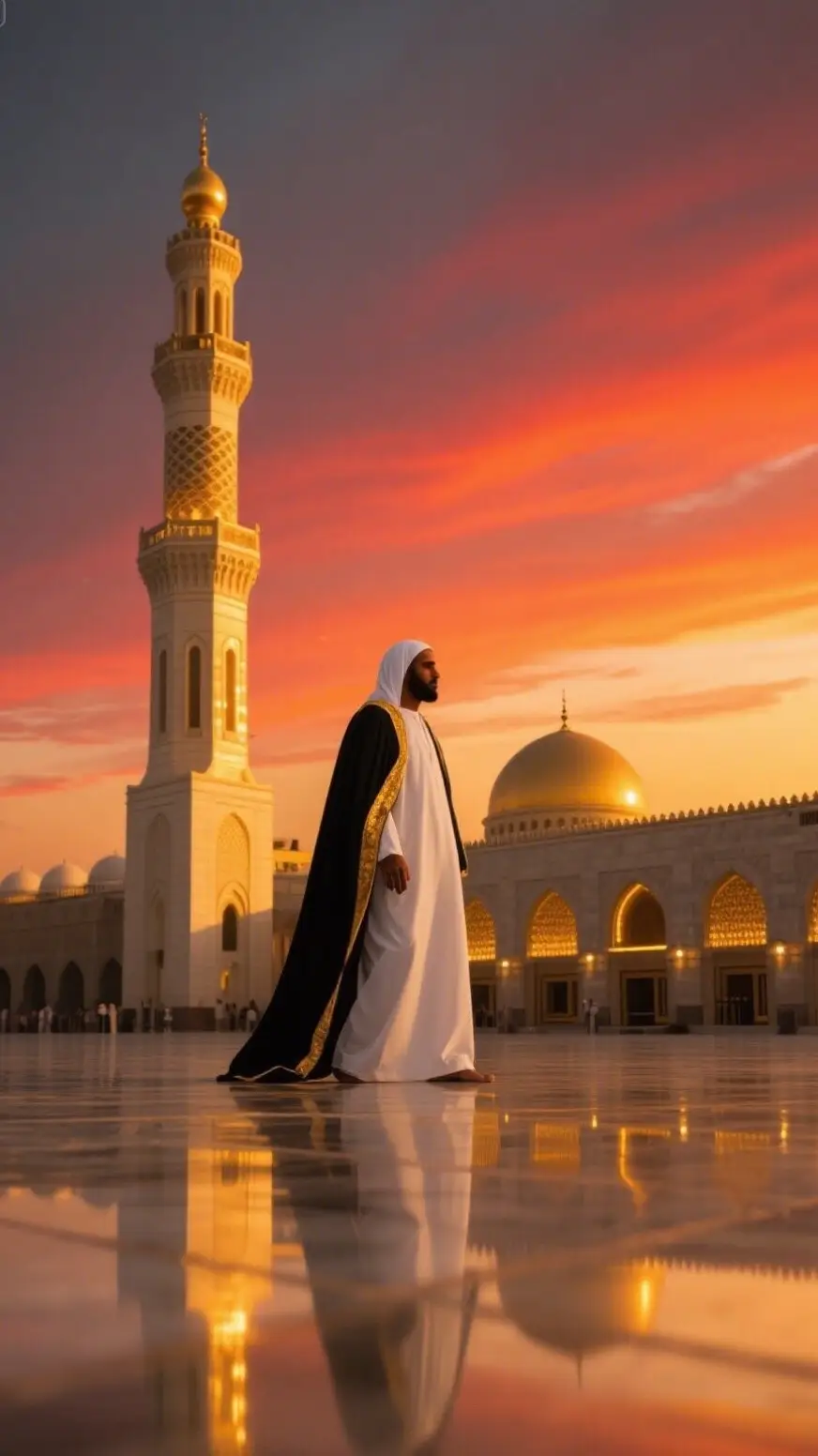 This image captures the majestic beauty of Masjid al-Nabawi, the Prophet's Mosque, located #unfrezzmyaccount #viral #trading #naatstatus #mashallah #foryoupageofficiall❤️❤️tiktoklover 