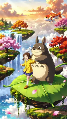 #totoro #relax #chill #romanticdream #aivideo #anime #ghibli 