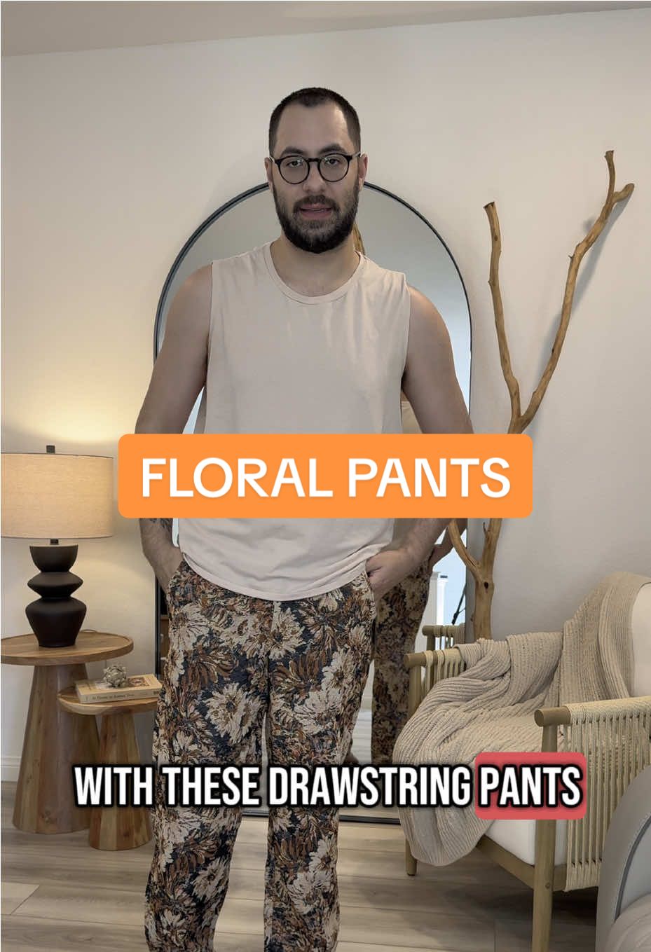 Now these are DIFFERENT 👏👏 I’m loving these floral drawstring pants! #mensfashion #fashion #menspants #pants #menstyle #menclothes 