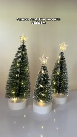 3pieces na to! #minichristmastree #christmasdecorations #christmasornaments 