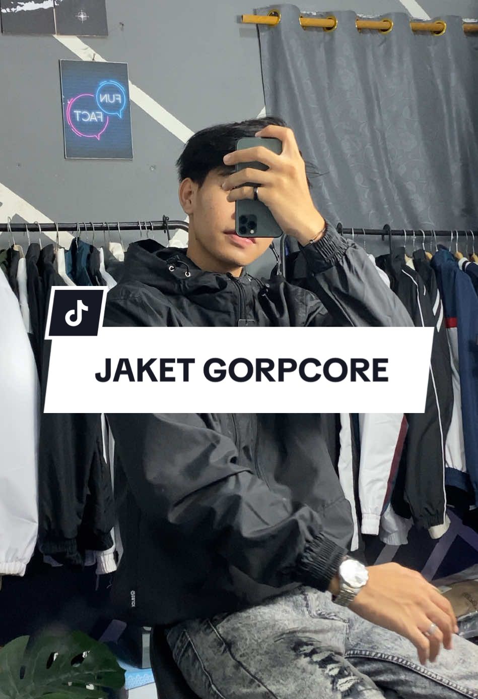 Pesona jaket parasut anti air dobujack luca black derr👀🔥 #fyp #jaketkeren #jaketantiair #jaketwaterproof #jaketgorpcore #jaketparasut #jaketparasutpria 