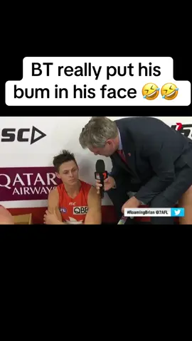 Bum right to the face. #foryoupage #fyp #afl #football 