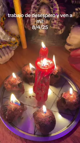 #magiaazteca #santamuerte #brujeriatiktok #brujamexicana #tiktokwitch #santamuertedevotee #santamuerteculto #amor #desespero #venami #cometome #spell 
