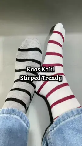 Salur salur asik, bikin langkah makin kece!✨  #promoguncang88 #gajiansale #kaoskaki #kaoskakistripe #kaoskakiwanitamurah #fyp 