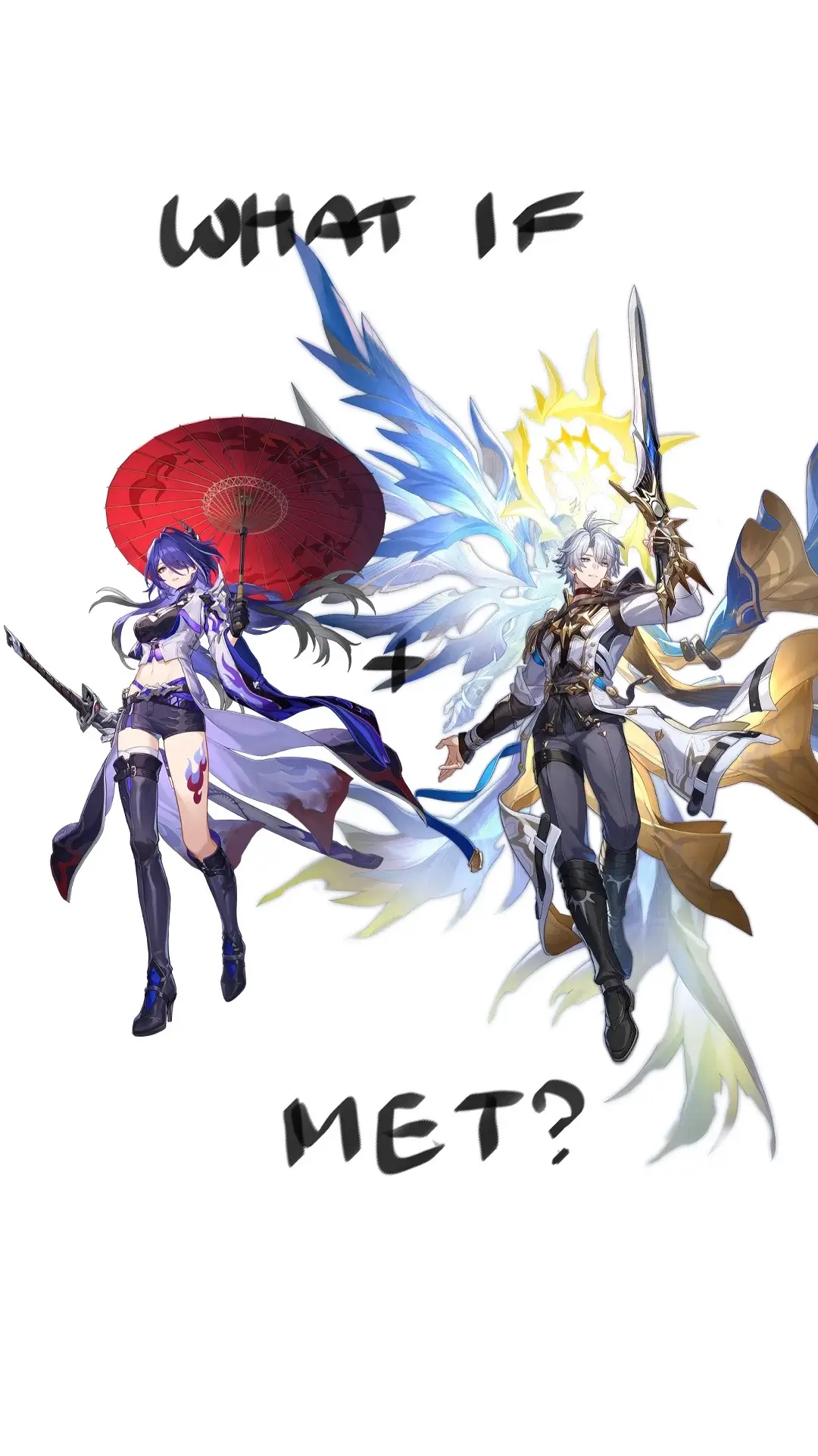 Personally i dont think they would fight but have a really deep talk about the meaning of life👍 #HonkaiStarRail #phainon #acheron #hoyoverse #artistsoftiktok #hsr #khaslana 