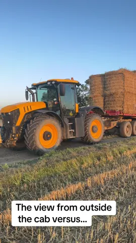 No one ever expects a girl… #farmtok #agritok #fastrac #tractorgirl #straw #harvest2025 #ukfarming 