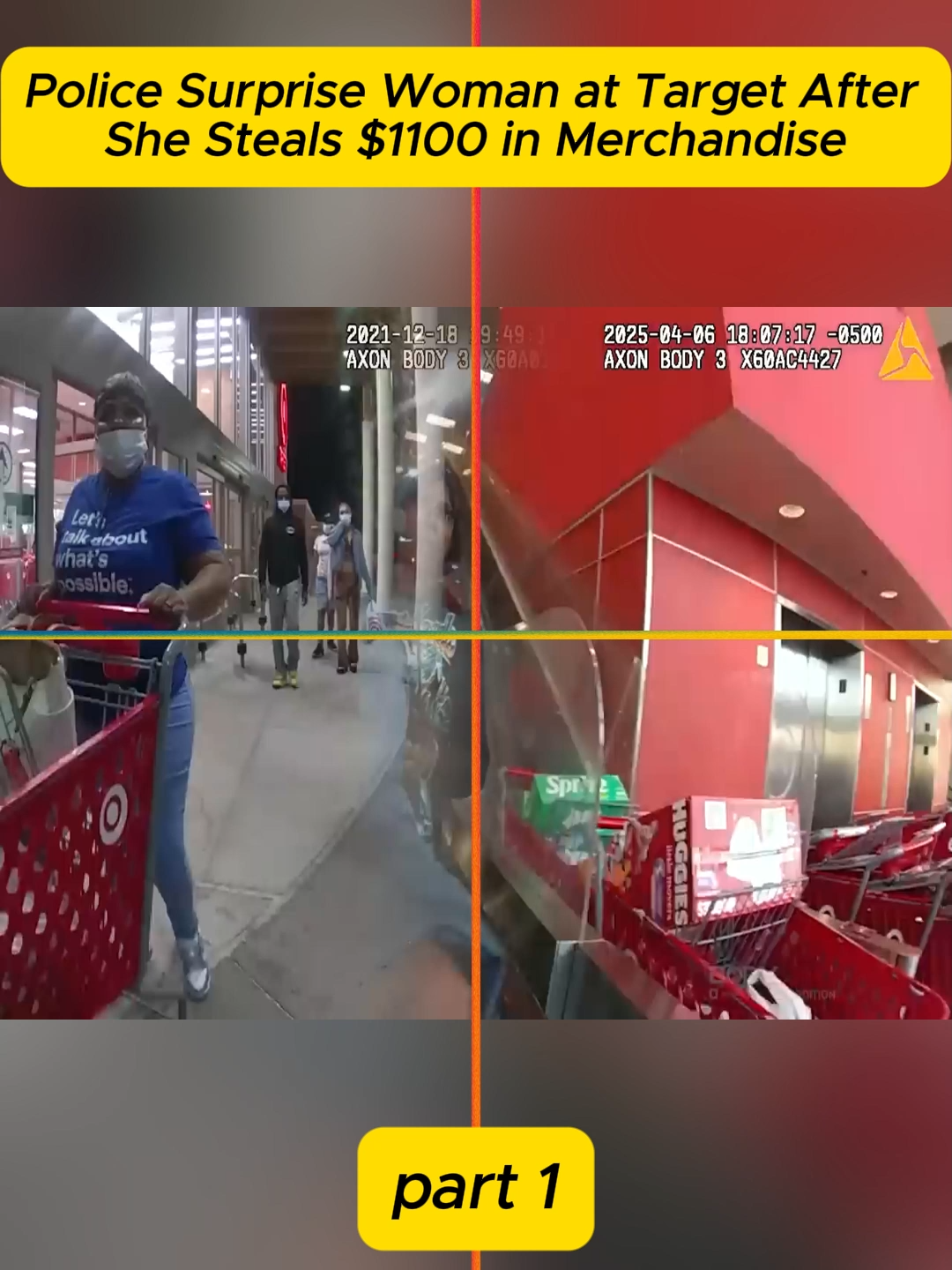 Police Surprise Woman at Target After She Steals $1100 in Merchandise #cops #copsoftiktok #copstiktok #police #policeofficer #policeoftiktok