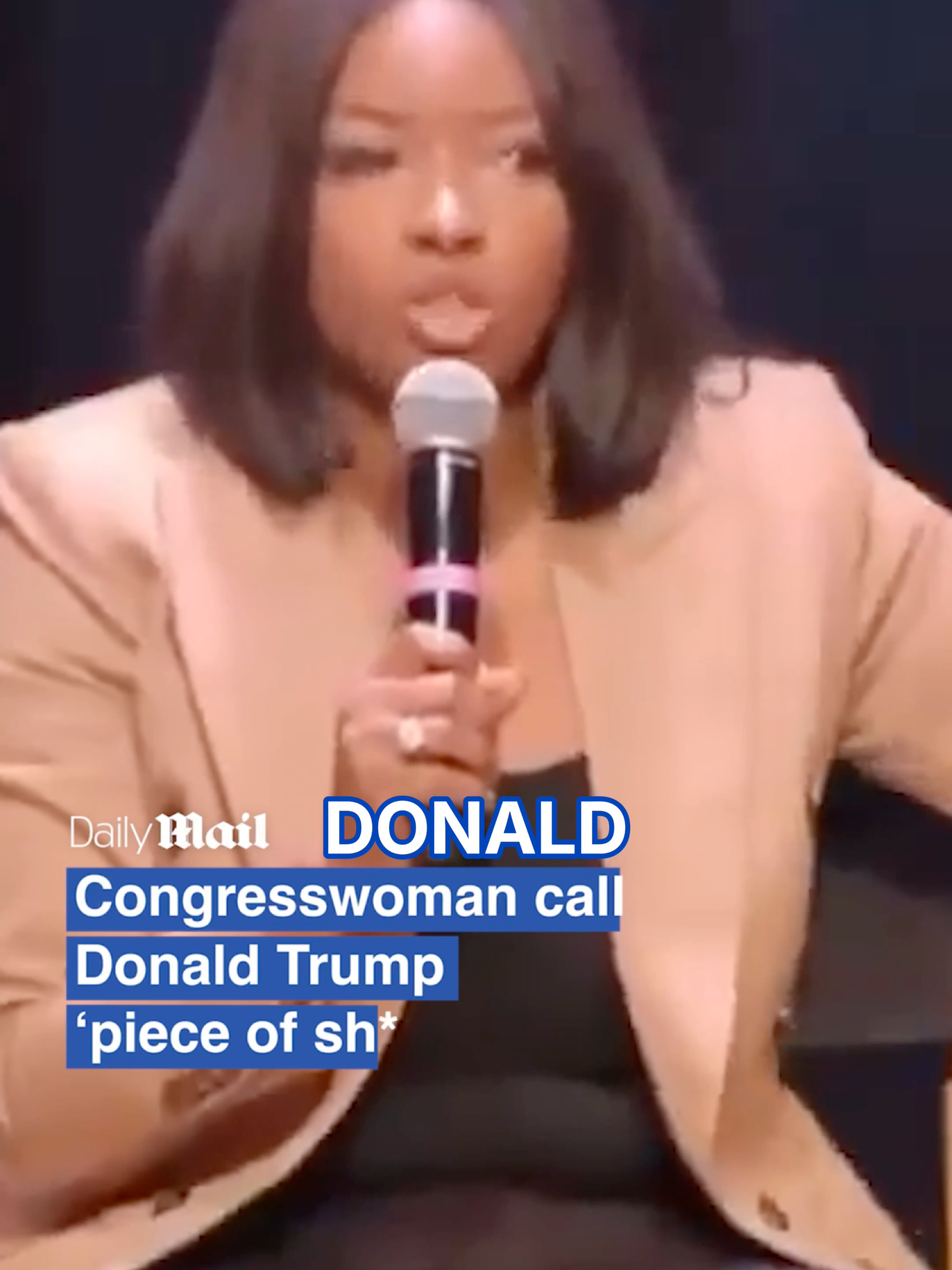 Was this crossing the line? Democrat Texas Congresswoman Jasmine Crockett's comments were in reference to Republican plans to redraw maps in Republican states to their advantage ahead of next year's midterm elections. Read the full story on DailyMail.com. 📷 MoveOn #trump #arizona #democrat #politics #newsong