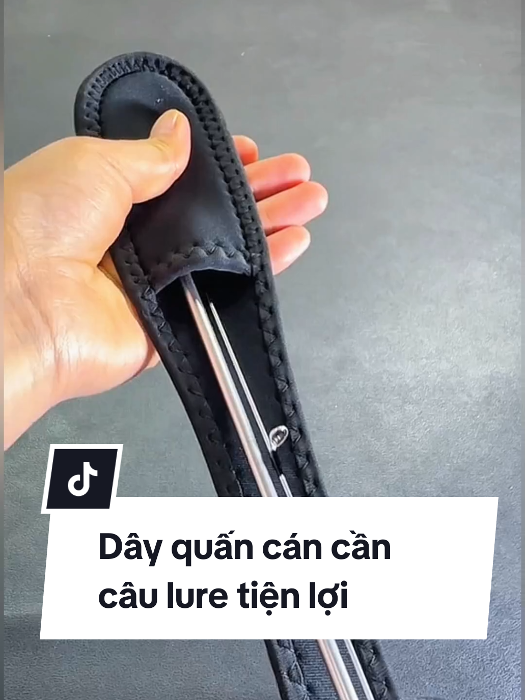 Dây quấn cán cần câu lure tiện lợi #xuhuong #cauca #anhthufishing #fishing 