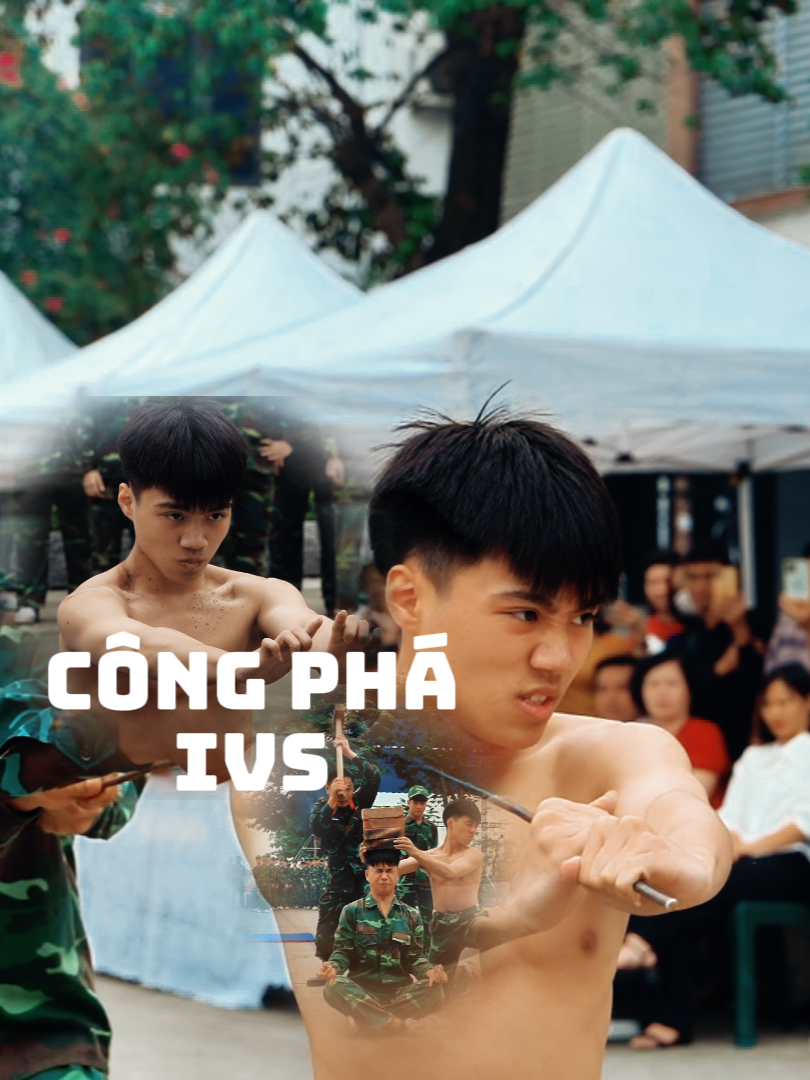 màn biểu diễn của học sinh trường IVS.