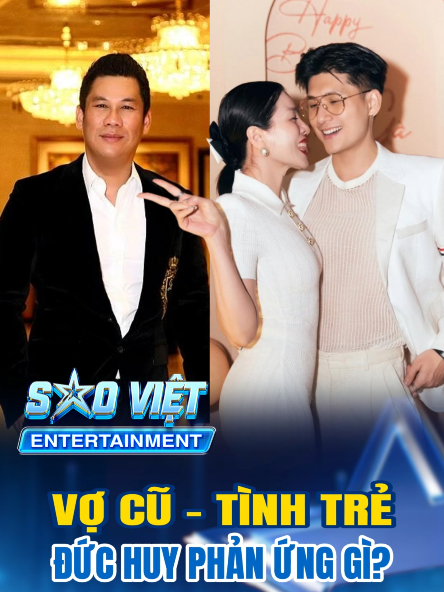 THẤY VỢ CŨ DẪN TRAI TRẺ ĐI “KHOE”, ĐỨC HUY VẪN NGỒI IM – NHƯNG DÂN MẠNG THÌ KHÔNG! #saovietentertainment #showbiz #DramaShowbiz #TinNong #tinmoishowbiz #ShowbizViệt #showbizvietnam #TinHotShowbiz #ScandalVBiz #ChuyenTinhShowbiz #duchuy #lequyen #lambaochau