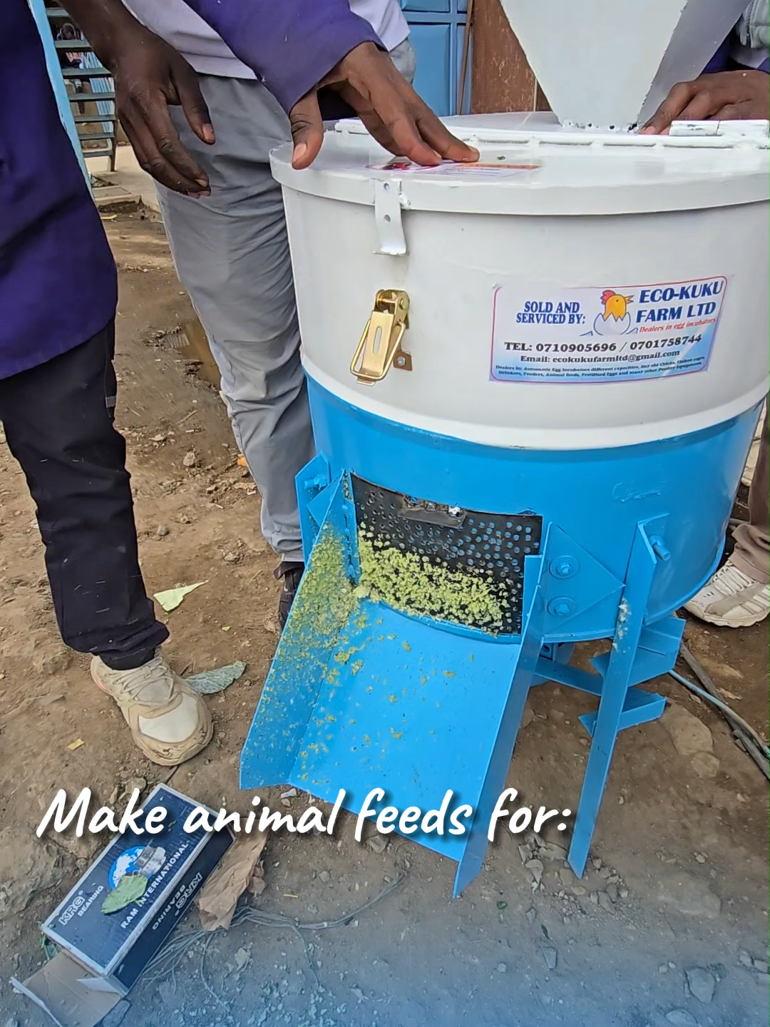 ✅make feeds at home for your livestock ✅Reduce money spent in buying animal feeds ✅Reduce wastage of leftover food ✅Reduce farm labor used in chopping animal feeds naturally. all with the help of this animal feed shredder from Eco Kuku Farm Ltd. it is powered by a 2.5 HP motor meaning it can shred even grains, particulartly maize to njenga, which can be fed to chicks and chicken. get this machine this August and enjoy our amazing offers. call 0710 905 696 to learn more, ask any questions or order this machine. Karibu sana Eco Kuku Farm Ltd. #farmEquipment #machinery #kenya #ecokuku #foryou #poultry #pigfarm #animals #farmmachines #kilimo #offers #discount #shredder