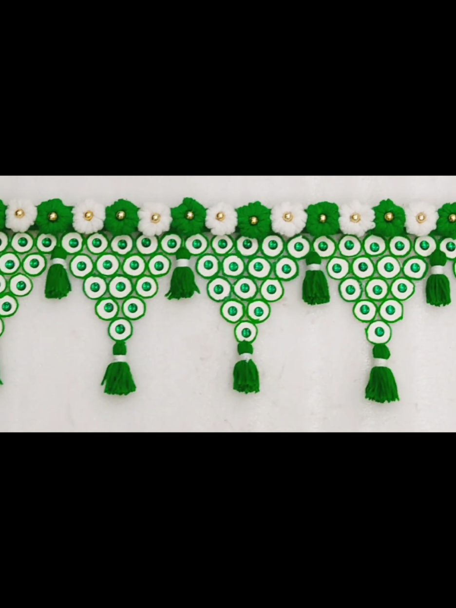 Diy Woollen Toran Making#foryoupage #fyp #foryou #viral #tiktok #trend