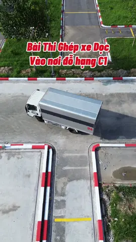 Đầu tư GPLX là đầu tư xứng đáng ạ 😄 hướng dẫn bài ghép xe dọc vào nơi đỗ hạng C1 #trungtamminhtri #chucbanglai #hoclaixe #hoclaixeoto #daylaixe 