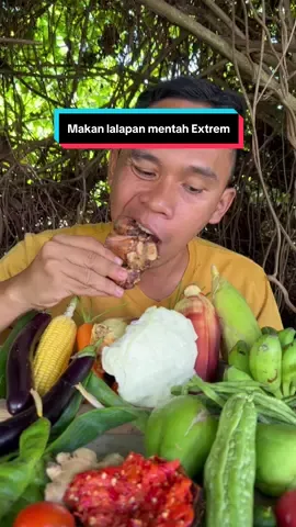 Makan jantung Pisang Lengkuas Jahe Pare #makanjahementahmentah #makanhaliamentah #mukbang #fyp #makanjahementah #makanlalapanmentah 