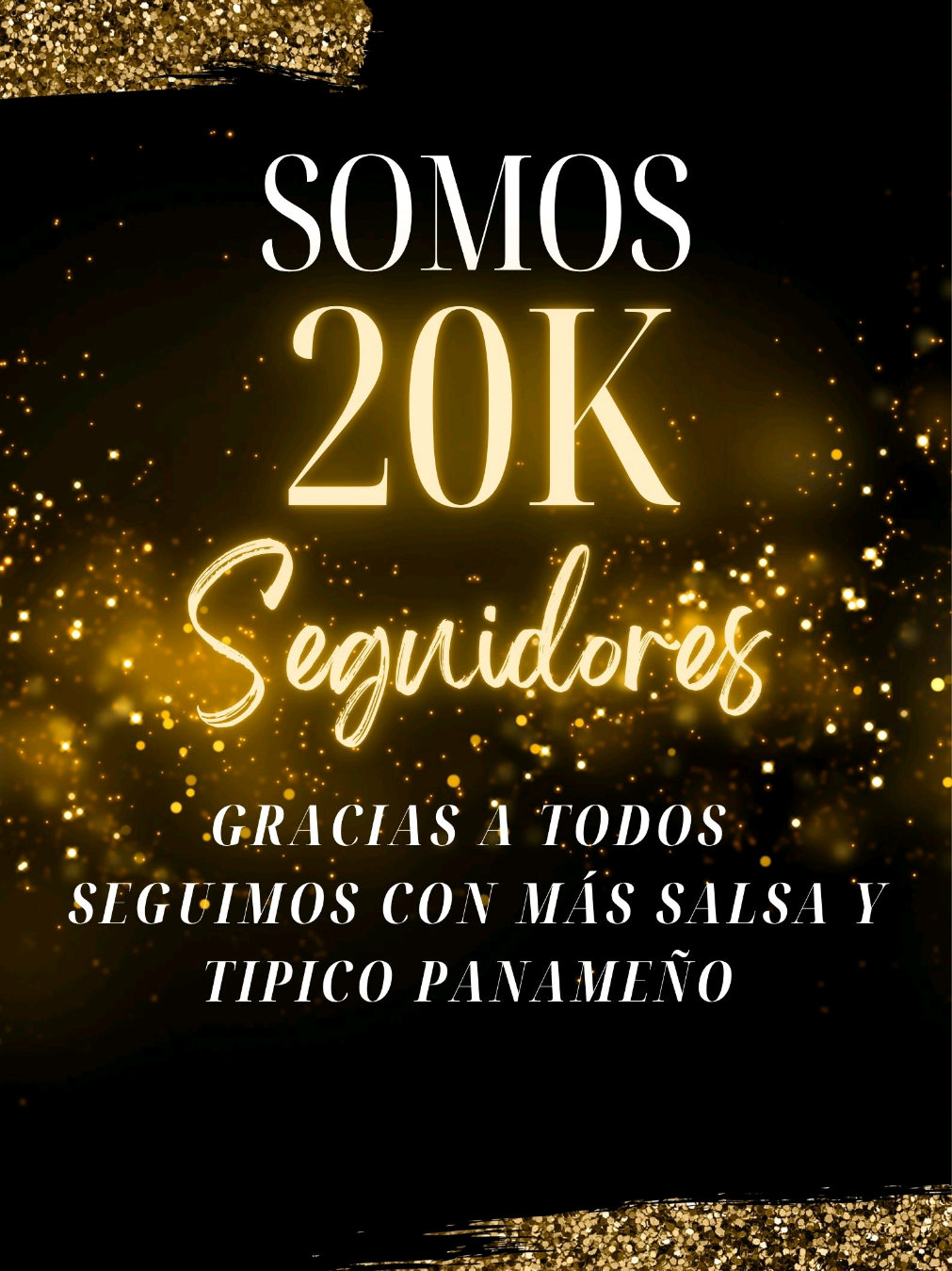 20k gracias por seguirnos. #creandosenti2 #20k #salsa #tipicopanameño #musica