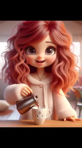 Take a moment each morning to savor your coffee, it’s not just a drink, it’s a quiet celebration of a new beginning. #aiart #aianimation #coffee #goodmorning #fypviral 