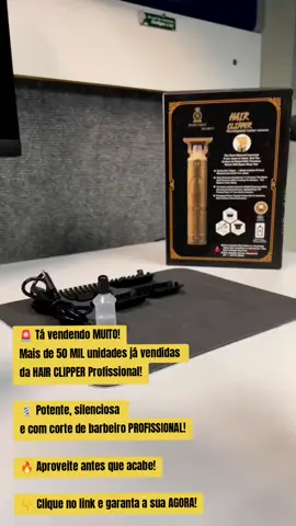 🚨 Tá vendendo MUITO! Mais de 50 MIL unidades já vendidas da HAIR CLIPPER Profissional! 💈 Potente, silenciosa e com corte de barbeiro PROFISSIONAL! 🔥 Aproveite antes que acabe! 👇 Clique no link e garanta a sua AGORA! #cabelo #profissional #beleza #barba #maquina 