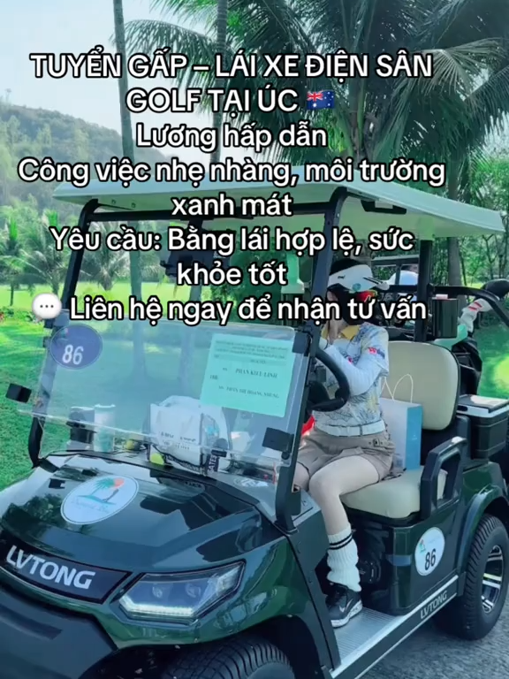Đơn hàng Sân Golf đang ứng tuyển