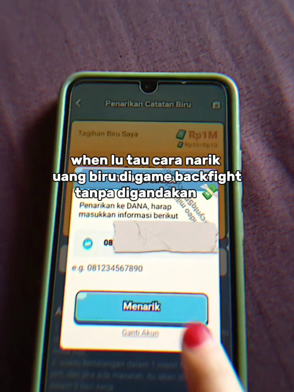 gampang bgt caranya🗿 #freelance #maingamedibayar #game #backfight #fyppppppppppppppppppppppp 