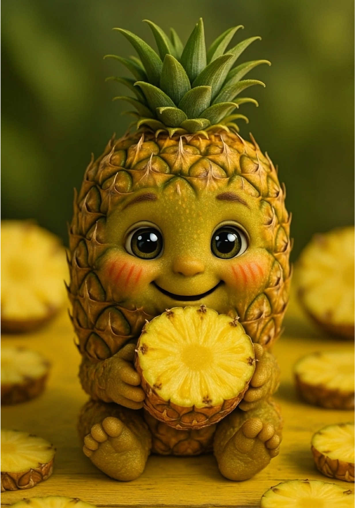 パート4: pineapple VS apple #ai #FoodArt #foodmonster #pineapple #apple 