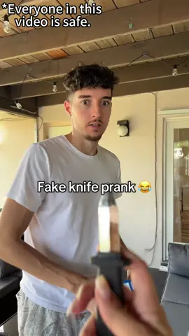 Fank Knife Prank 😂 😂 #foryou #funny #fyp #hahaha #trending #funnyvideo