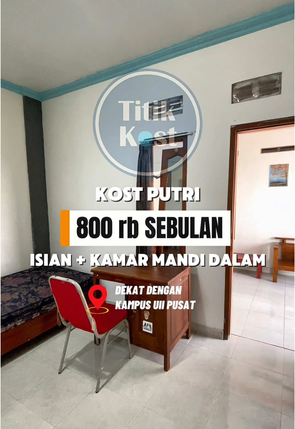 Nama Kost : Kost Putri Griya Mumtaz 1 Nomor Pemilik : 0856-4350-7799 Harga perbulan 800 k Fasilitas:  Kamar mandi dlm Kamar isian ( kasur, almari, meja belajar) Free listrik, wifi, air, sampah Free tiket lava tour untuk 4 orang, min kost 3 th Dapur bersama Ruang tamu Bs untuk parkir mobil … #i#infokostjogjai#infokostjogjamurahr#rekomendasikostk#kosteksklusifjogjam#mahasiswajogjak#kontrakanjogjak#kostjogjaa#anakkostj#jogjaj#jogja24jamu#ugmu#uiij#jakalk#kaliurangkostputrijogja 