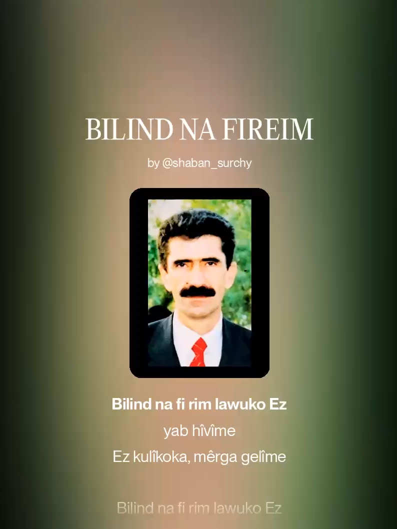 BILIND NA FIREIM Hunermend Seferî Niqebî made with AI  By Shaban Surchy #myai#original #musica #aigenerated #fyp