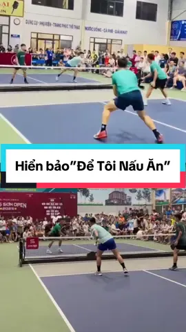 Hiển vào bếp thì khét luôn cả chảo 😃 #pickleball #pickleballvn #pickleballvietnam #truyenthongpickleball #pickviet #truongvinhhien 