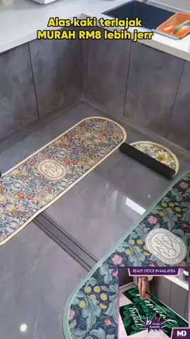 rambang mata tengok corak cantik2, Murah pulls tu alas kaki ni 😍 #alaskaki #alaskakidapur #alaskakimurah #alaskakiserapair #floormat #antislipalaskaki #kitchenmat #alaskakiantislip #antislipalaskaki #alaskakitoilet #taklicin 