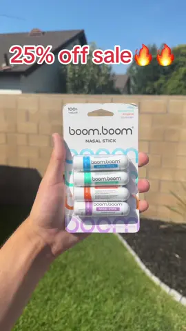 Pick up boom boom nasal sticks on this big flash sale! Please note sales are limited and prices may differentiate based on when you view the video. For most up to date prices, check the product page.