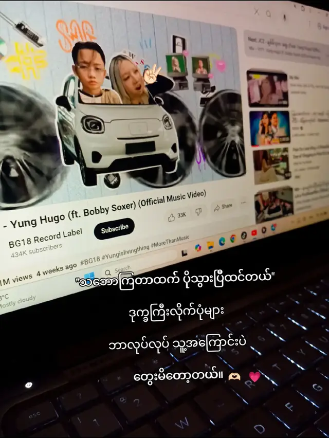 အမြဲမင်းအကြောင်းတွေးမိနေတာခက်တယ်အချစ်ရယ် မင်းအမြဲငါစိတ်ကိုနေရာဝင်ယူနေတာဆိုးတယ် မင်ဘာလုပ်လုပ်  စိတ်မနာနိုင်ဘူး  ကိုဘယ်ချဟ်ကြောင်းမင်းကိုသိစေခြင်တယ်🫶🏻✌🏻