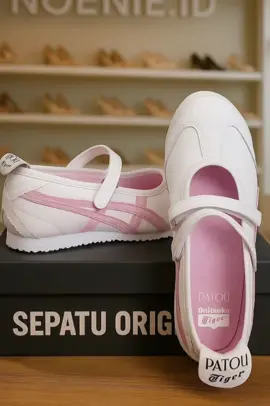 Onitsuka mexico66 x patou Ballerina  white pink original #sepatuwanita #onitsuka #sepatu #ballerina 
