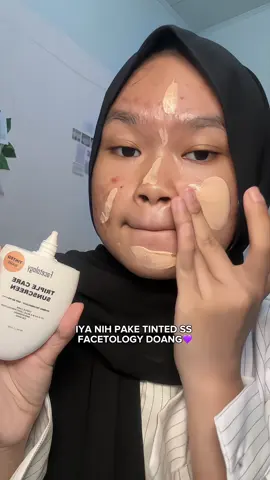 facetology💜 #fyp #4u #sunscreen #facetology #tintedsunscreen 