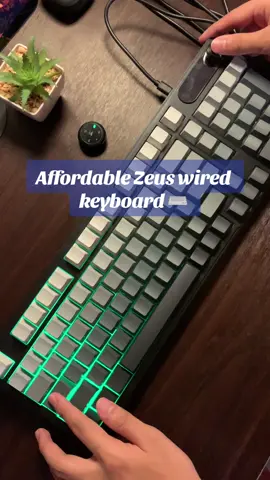 Zeus V102 RGB Mechanical Feel #zeus #wiredkeyboard #keyboard #scent #fyp #trending #viral #trending #viralvideo #fyp #fypシ゚viral #scent #keyboard #gaming #fyp 