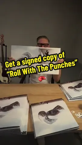 Roll With The Punches is pressed and ready for the 29th release date! Pre order for a signed copy, or check out talkshoplive this week and get one there! 