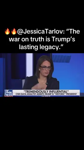 🔥🔥@JessicaTarlov: “The war on truth is Trump’s lasting legacy.” 