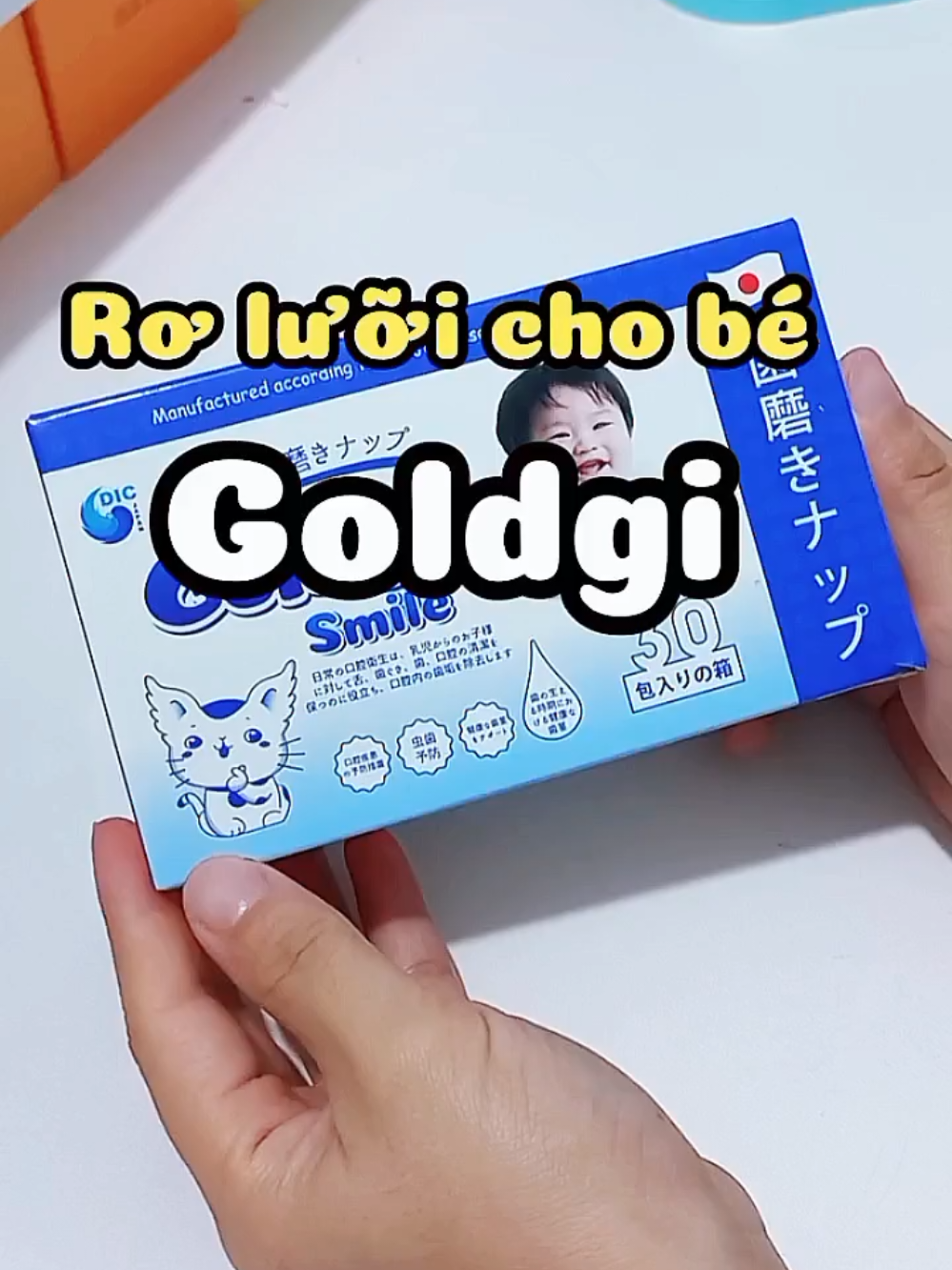 Rơ lưỡi cho bé.  #xuhuong #reviewdochobe #roluoichotre #goldgi #review 