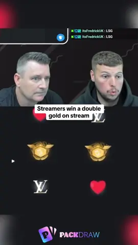 Streamers win a double gold on stream #kickstreaming 