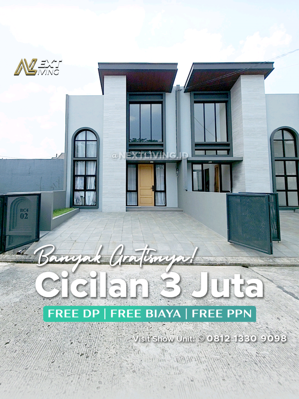 Gak Pake Nabung! Cukup Bayar 5 Juta, Langsung Pindah! 📍Rumah Siap Huni di Bekasi 🏅 DP 0% 🏅 FREE Biaya-Biaya 🏅 FREE PPN* 🏅 Cicilan 3 Jt-an* ✅️ Free CCTV ✅️ Free Smart Door Lock ✅️ Free Canopy 📍1 Menit ke Grand Splash Waterpark 📍5 Menit ke Pintu Tol JORR 2 - Cikampek Selatan 📍10 Menit ke Living World 📍10 Menit ke RS Hermina, Eka Hospital 📍15 Menit ke LRT Visit Show Unit: ☎️ 0812 1330 9098 (Whatsapp Available) #GrandResidence #RumahTerbaru #bekasi #hunianbaru #rumahbaru #infotambun #infobekasi #explorebekasi #enjoybekasi #hangtuah #infobekasi #investasi #rumahbaru #rumahminimalis #rumahmillenial #rumahstrategis #rumahestetik 