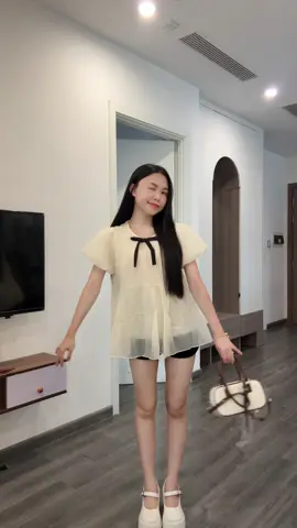 Áo kiểu babydoll tiểu thư #22etm #lila #webuild 