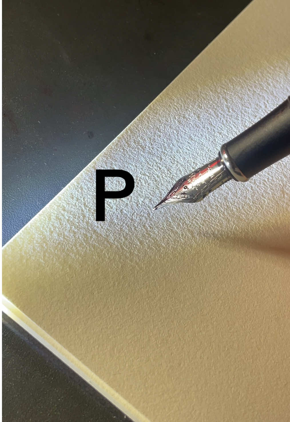 How to sign the letter P?