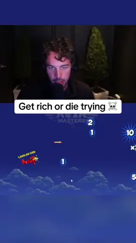 Get rich or die trying ☠️ #plane #aviamaster #kickstreaming 