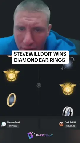 STEVEWILLDOIT WINS DIAMOND EARRINGS  #kickstreaming 