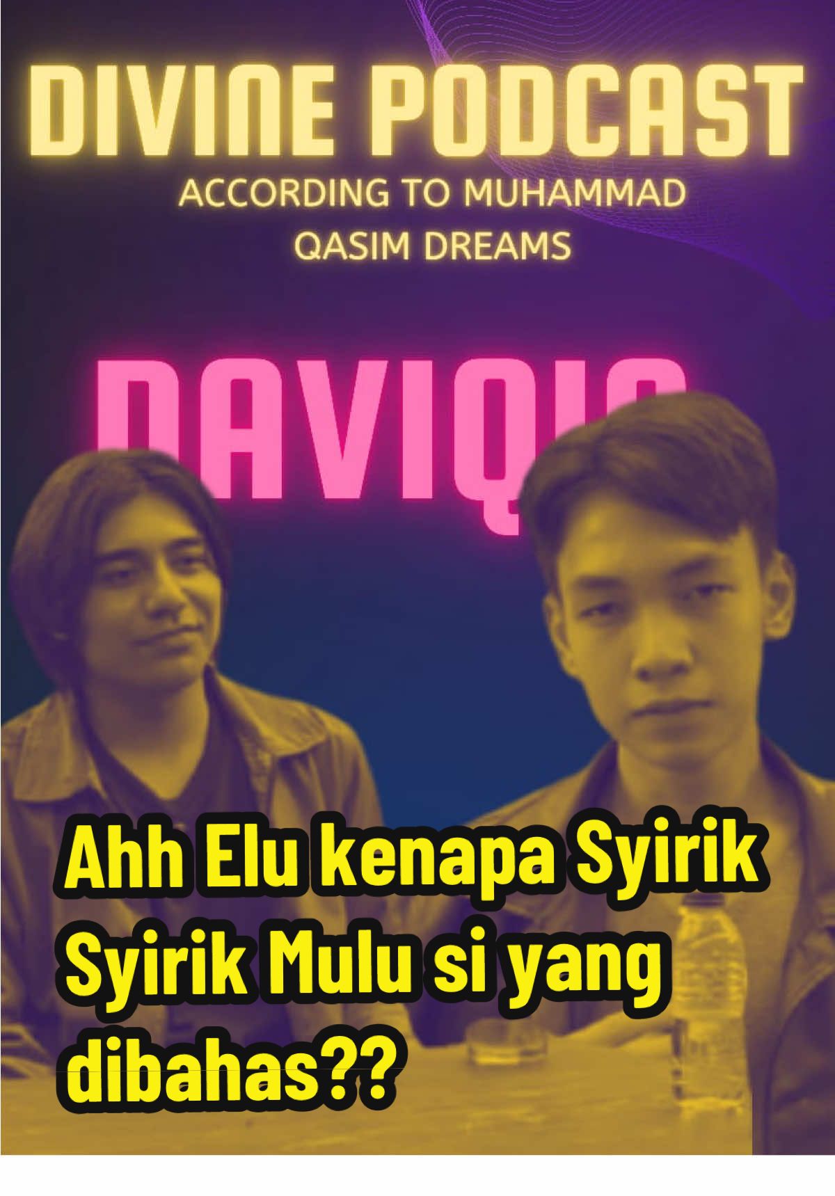 Kenapa Syirik terus yang dibahas?  Sesungguhnya Allah tidak akan mengampuni (dosa) karena mempersekutukan-Nya (syirik), dan Dia mengampuni apa (dosa) yang selain (syirik) itu bagi siapa yang Dia kehendaki. Barangsiapa mempersekutukan Allah, maka sungguh, dia telah berbuat dosa yang besar“ Q.S An-nisa 48 Sesungguhnya syirik itu adalah kezaliman yang sangat besar.” Q.S Luqman 13. #mimpimuhammadqasim  #rizasyah  #akhirzaman 