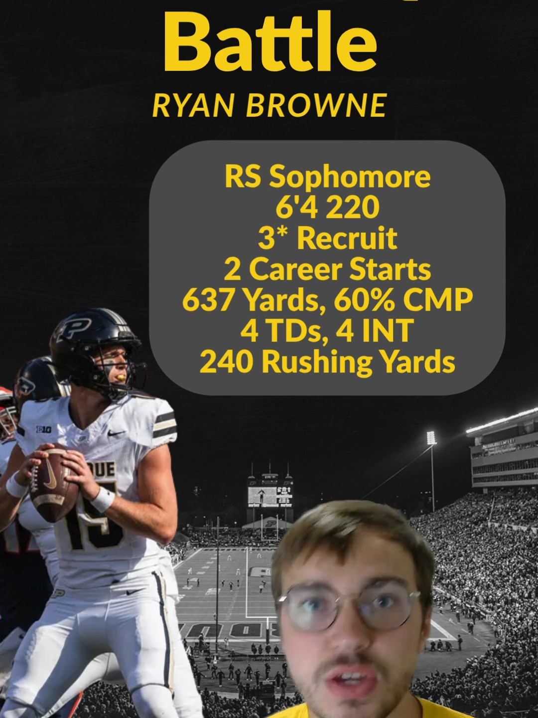 Who Will Start at QB for Purdue in 2025? Ryan Browne is back, can he be QB1? For a full Purdue QB Battle Breakdown check out my youtube channel - JTBoiler #CoachSon #PurdueQBs #BoilerUp #CFBStories #BigTenFootball #QBRoom #Football #QB #CFB