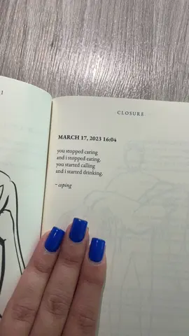 book: “Closure” by Valeria Abelli (links to amazon and barnes & noble on my website in bio) #poetrycommunity #closure #poetry #sadquotes #explorepage       